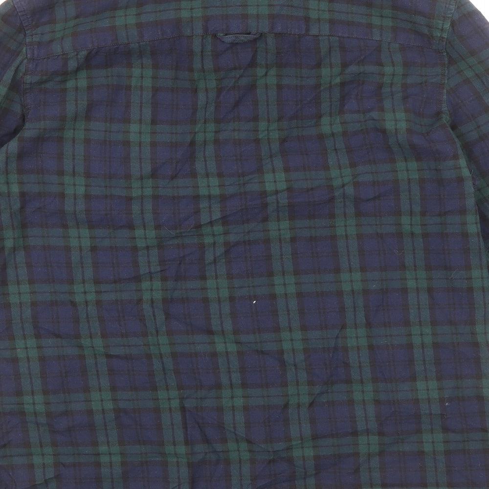 Crew Clothing Womens Multicoloured Plaid 100% Cotton Basic Button-Up Size 8 Collared