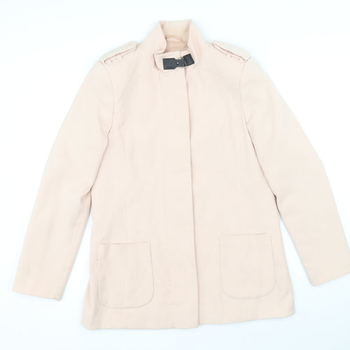 Preworn Womens Pink Jacket Size 12 Zip