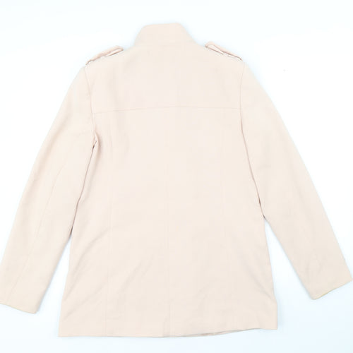 Preworn Womens Pink Jacket Size 12 Zip