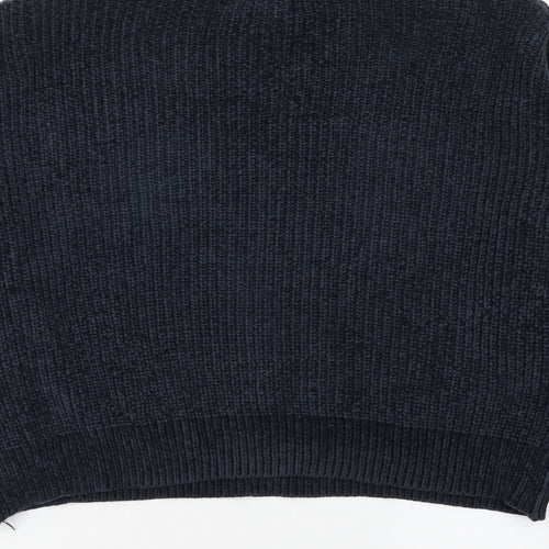 Primark Womens Blue Round Neck Polyester Pullover Jumper Size S