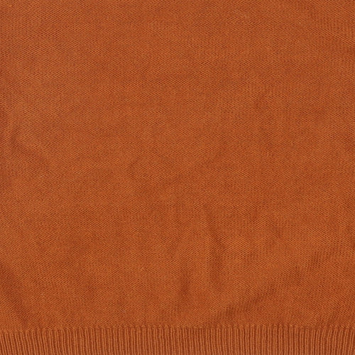 Brave Soul Womens Brown Round Neck Acrylic Pullover Jumper Size S