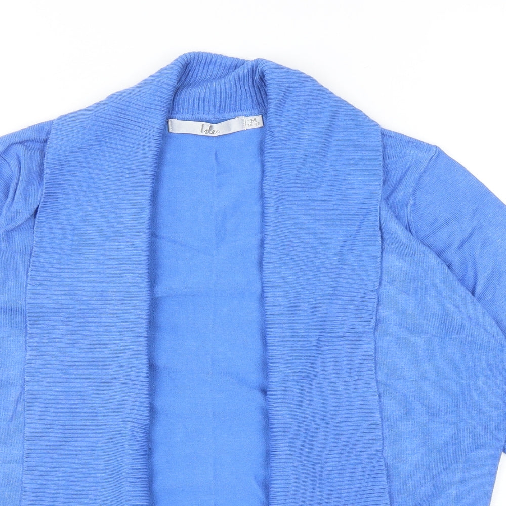 EWM Womens Blue V-Neck Viscose Cardigan Jumper Size M