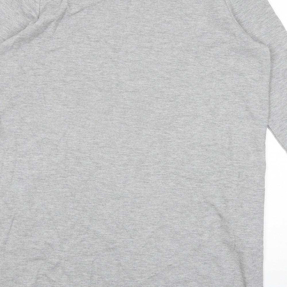 TU Womens Grey Cotton Pullover Sweatshirt Size 16 Pullover