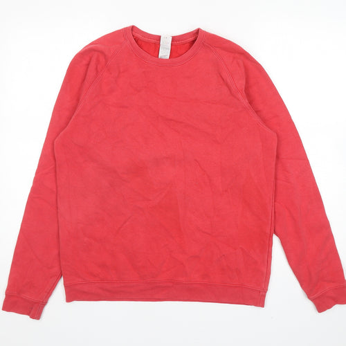 Fruit of the Loom Boys Red Cotton Pullover Sweatshirt Size 14-15 Years Pullover