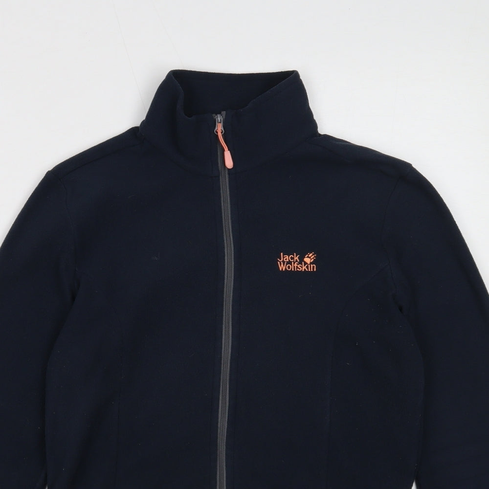 Jack Wolfskin Womens Blue Jacket Size 6 Zip