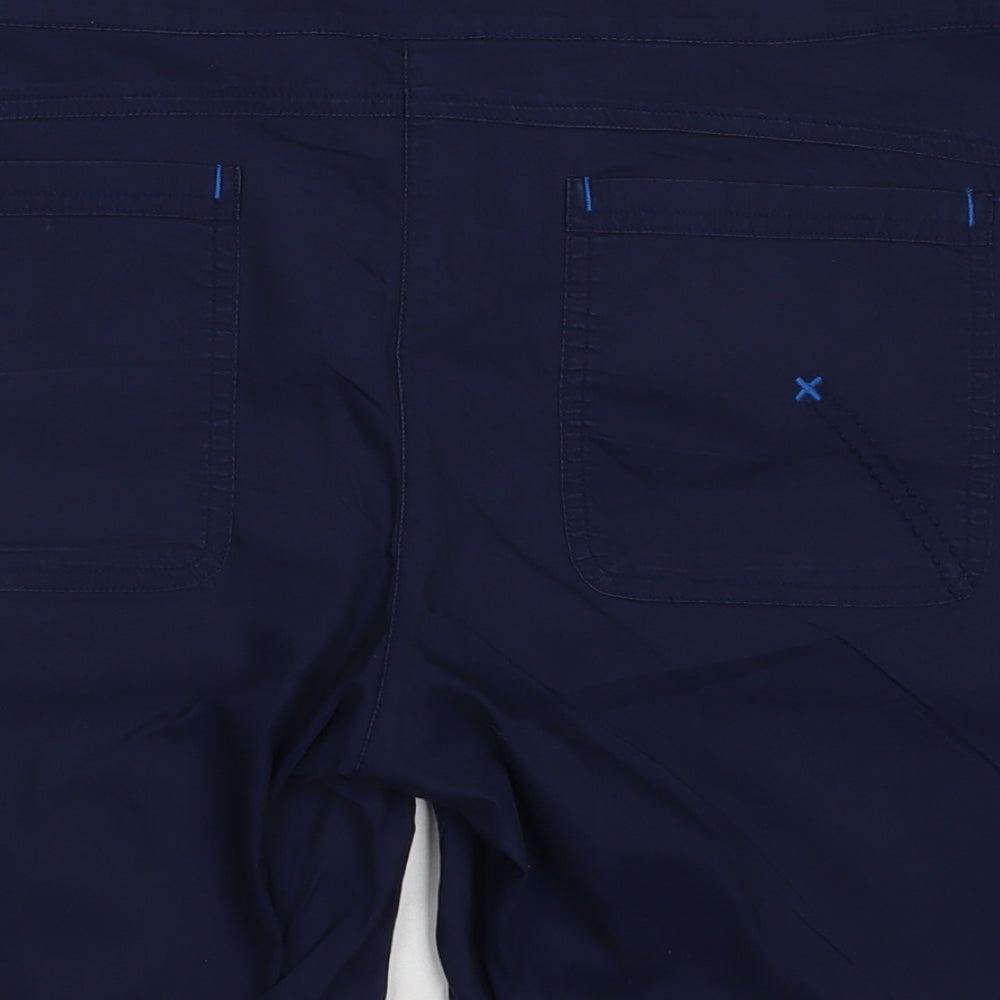 Preworn Mens Blue Polyester Sweat Shorts Size S Regular Drawstring