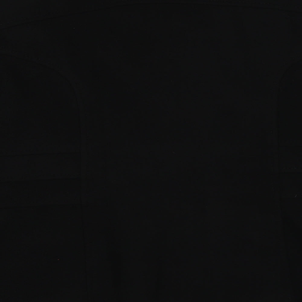 Marks and Spencer Womens Black Jacket Size 24 Button
