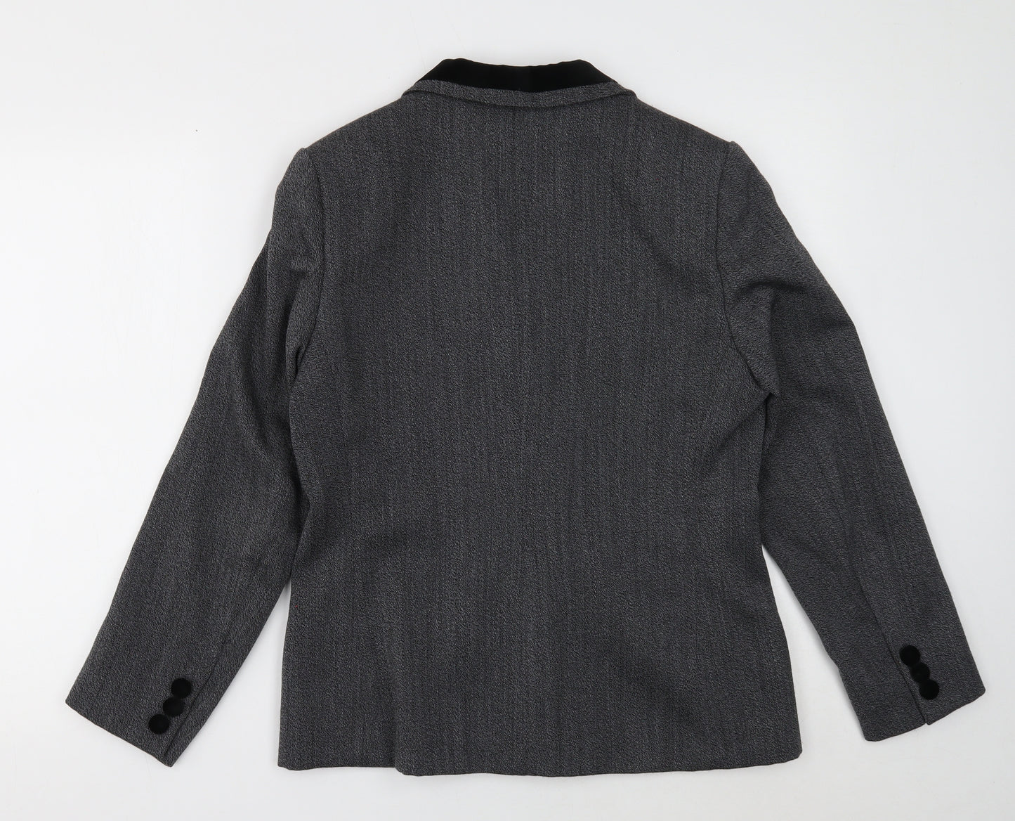 Marks and Spencer Womens Grey Jacket Size 12 Button