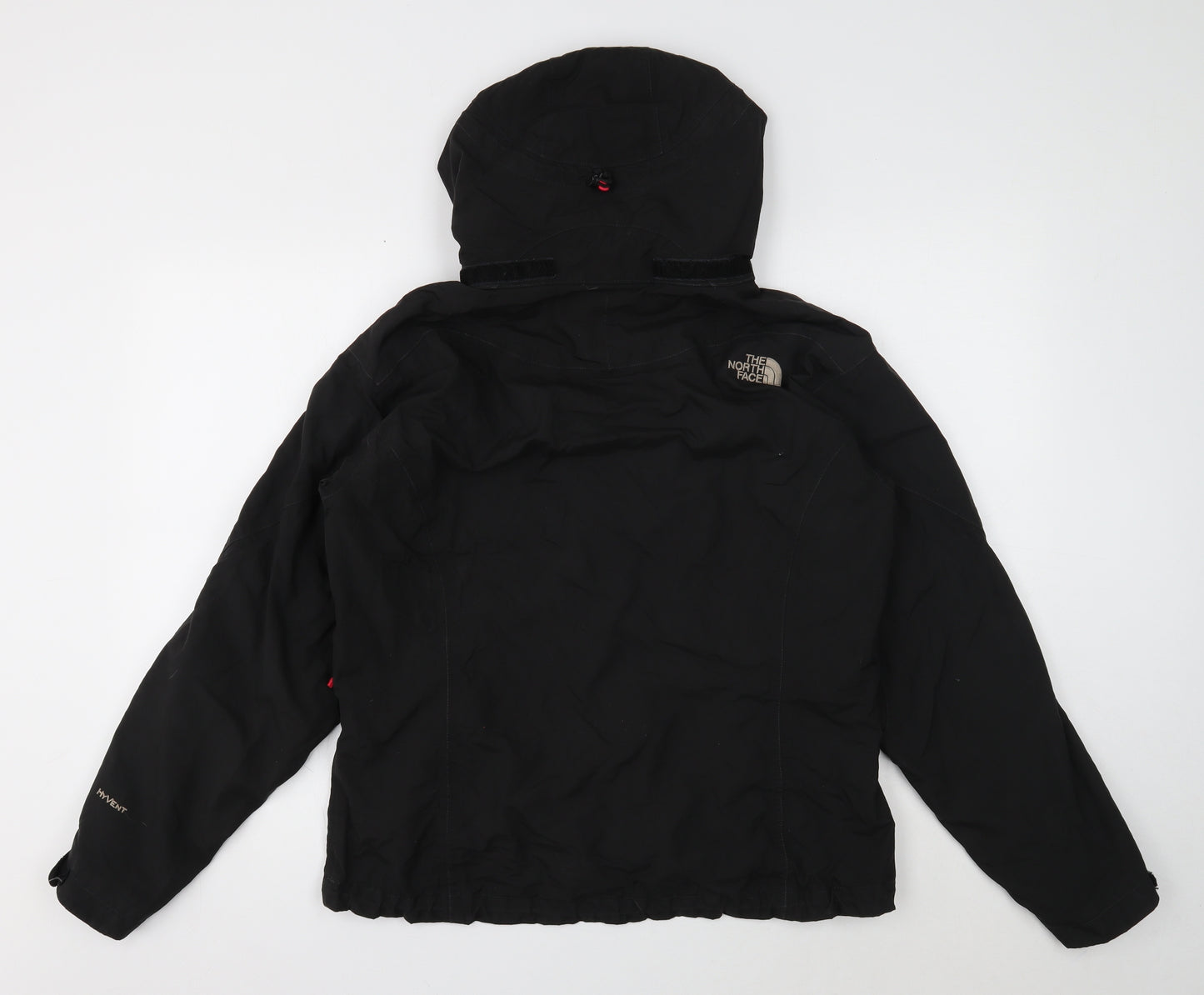 The North Face Womens Black Rain Coat Coat Size M Zip