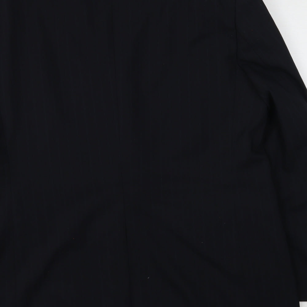 Principles Mens Black Wool Jacket Suit Jacket Size XL