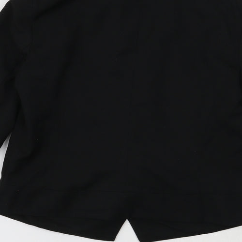 Gap Womens Black Jacket Size 6 Button