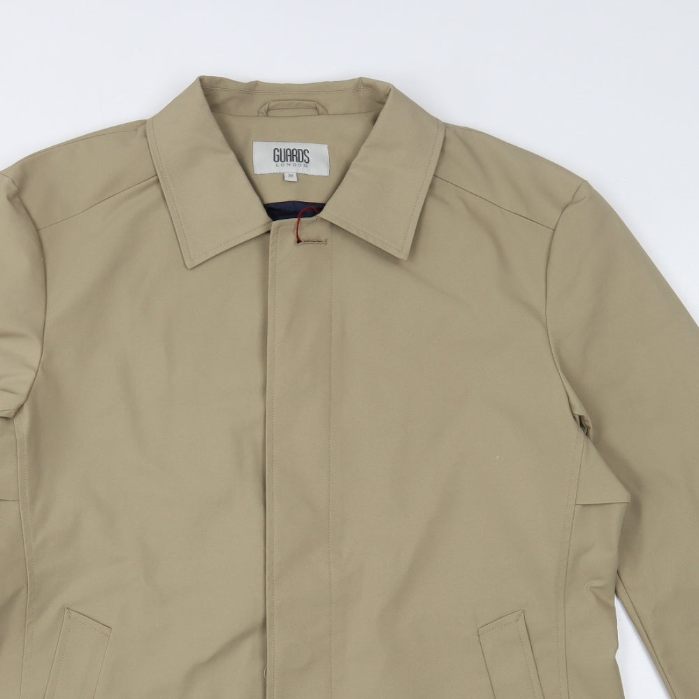 Guards London Mens Beige Jacket Size M Button