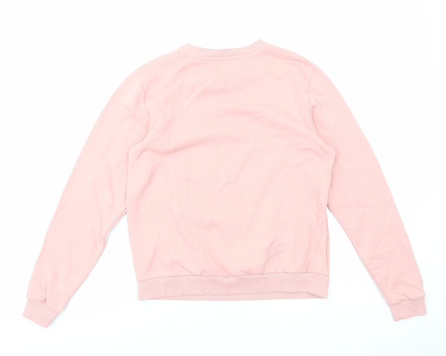 Neon Sheep Womens Pink Cotton Pullover Sweatshirt Size S Pullover - Love