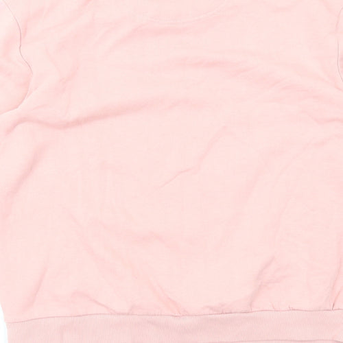 Neon Sheep Womens Pink Cotton Pullover Sweatshirt Size S Pullover - Love