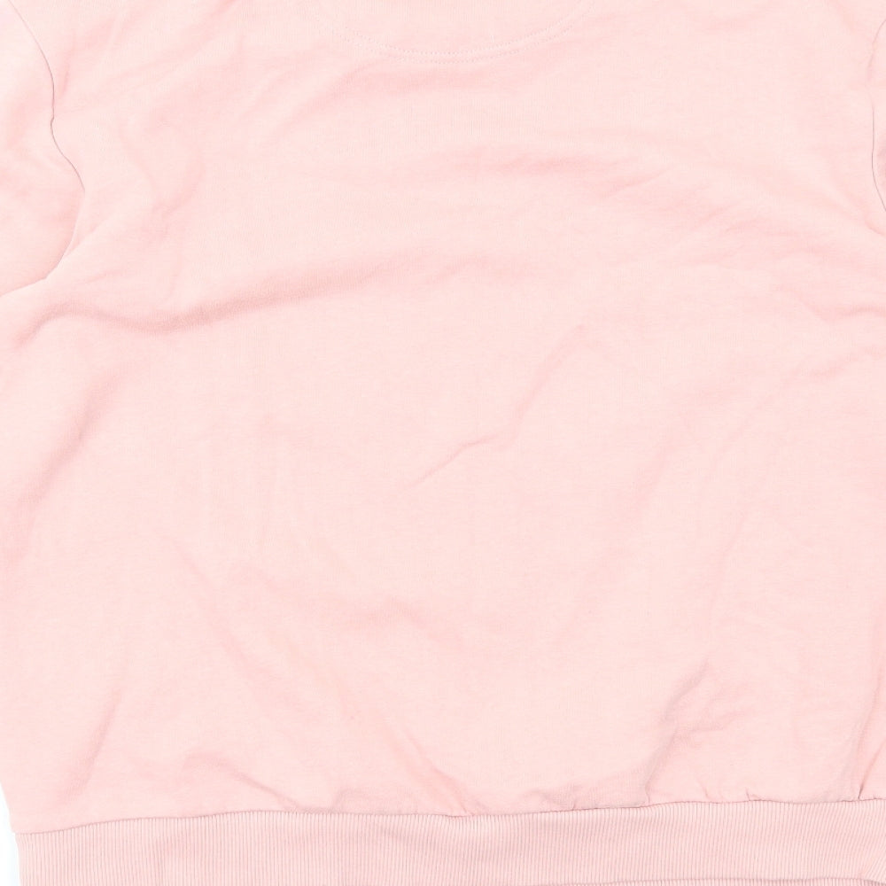 Neon Sheep Womens Pink Cotton Pullover Sweatshirt Size S Pullover - Love