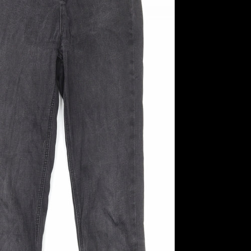Pimkie Womens Grey Cotton Skinny Jeans Size 10 Regular Zip