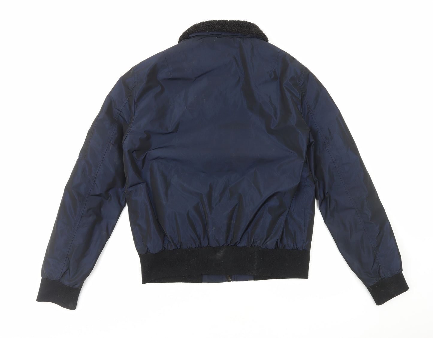 New Look Mens Blue Jacket Size S Zip