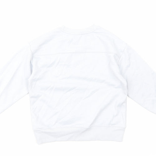 Zara Girls Blue Cotton Pullover Sweatshirt Size 7 Years Pullover