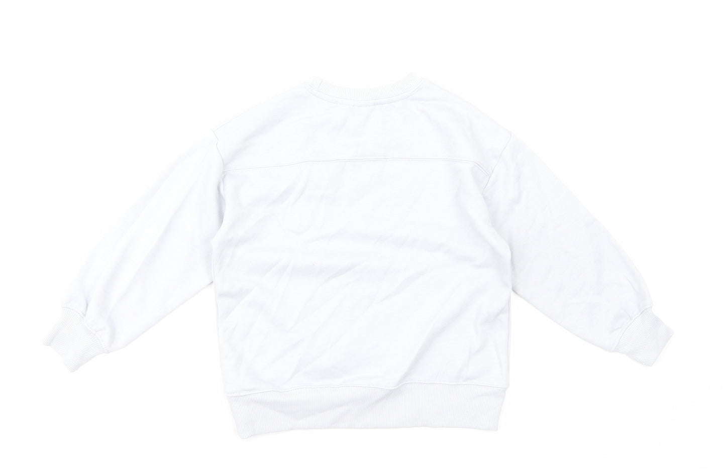Zara Girls Blue Cotton Pullover Sweatshirt Size 7 Years Pullover
