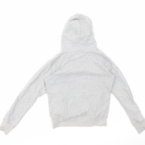 Disneyland Paris Girls Grey Cotton Pullover Hoodie Size 12 Years Pullover - Mickey Mouse