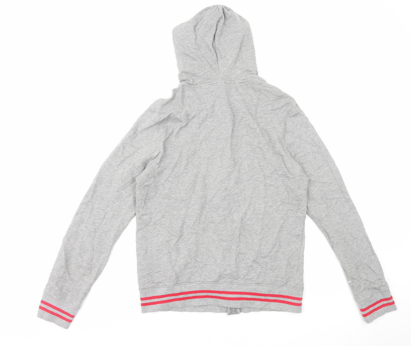 Pierre Cardin Mens Grey Cotton Full Zip Hoodie Size M