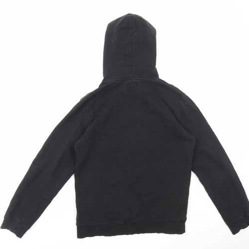ONLY & SONS Mens Black Cotton Pullover Hoodie Size S