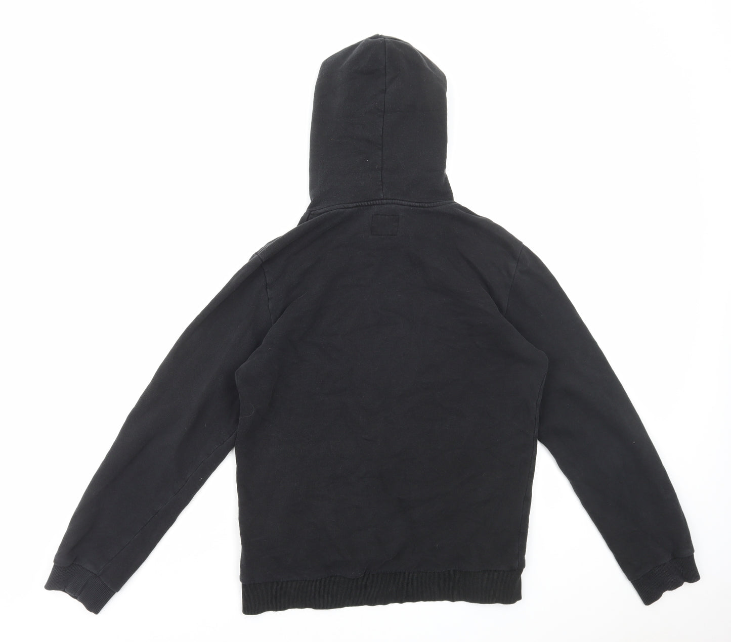 ONLY & SONS Mens Black Cotton Pullover Hoodie Size S