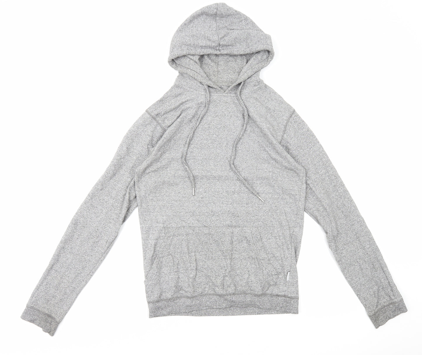 Bellfield Womens Grey Cotton Pullover Hoodie Size S Pullover