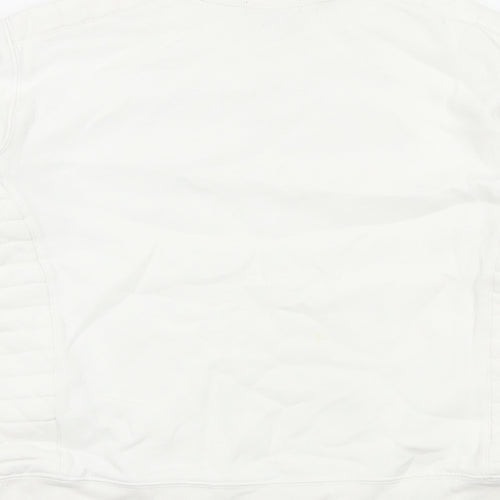 Polo Ralph Lauren Womens White Cotton Pullover Sweatshirt Size L Pullover - Suisse