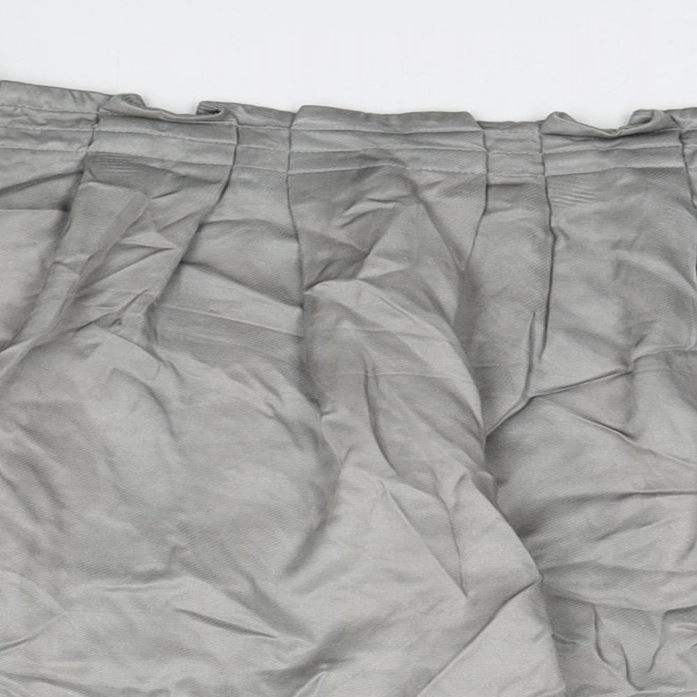 Untold Womens Green Viscose Flare Skirt Size 10 Zip