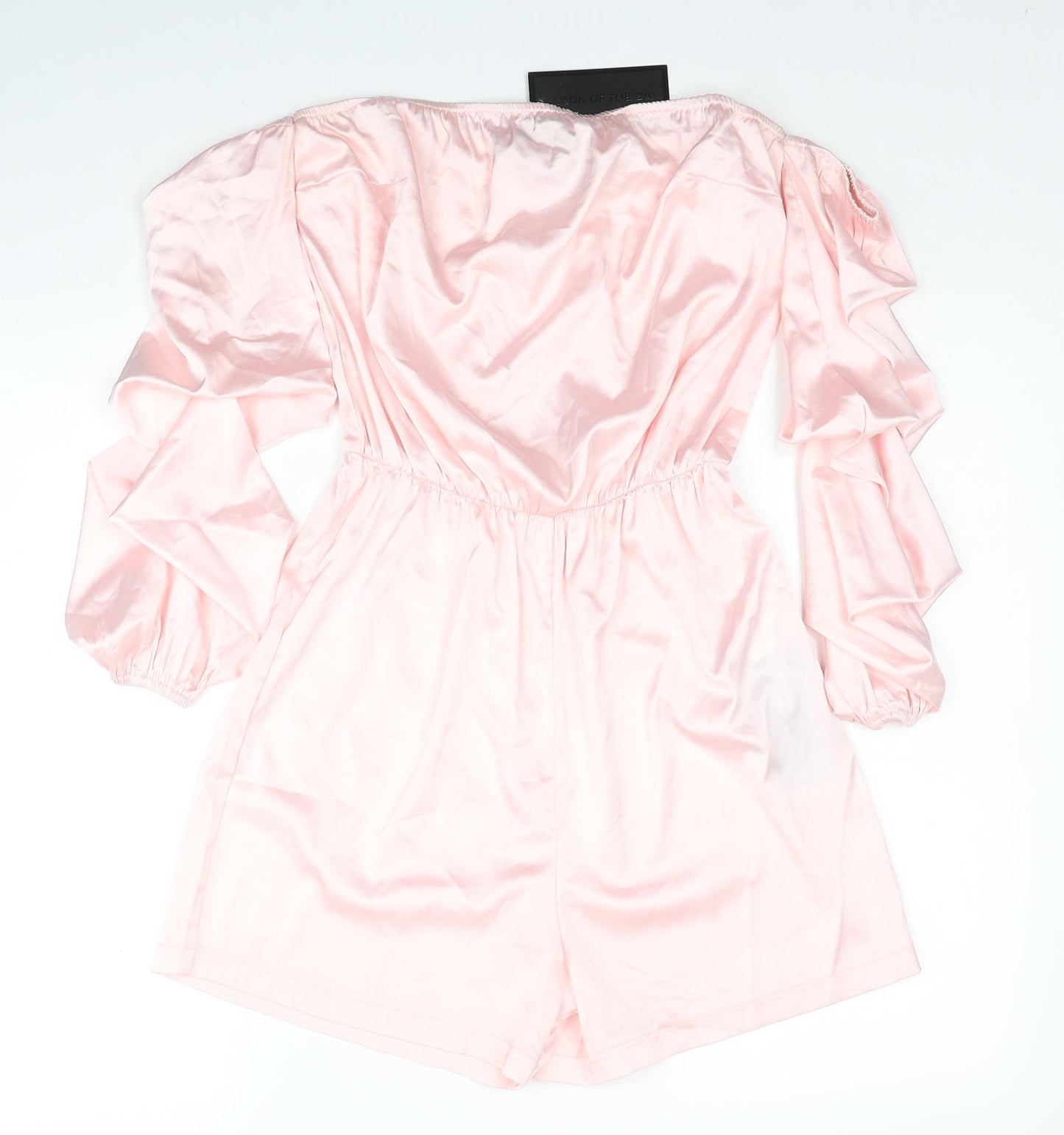 Look of the day Womens Pink Polyester Playsuit One-Piece Size 6 Pullover
