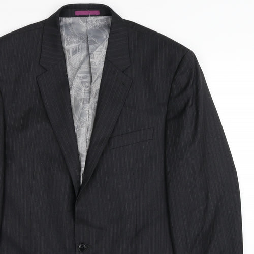 NEXT Mens Grey Wool Jacket Suit Jacket Size 42