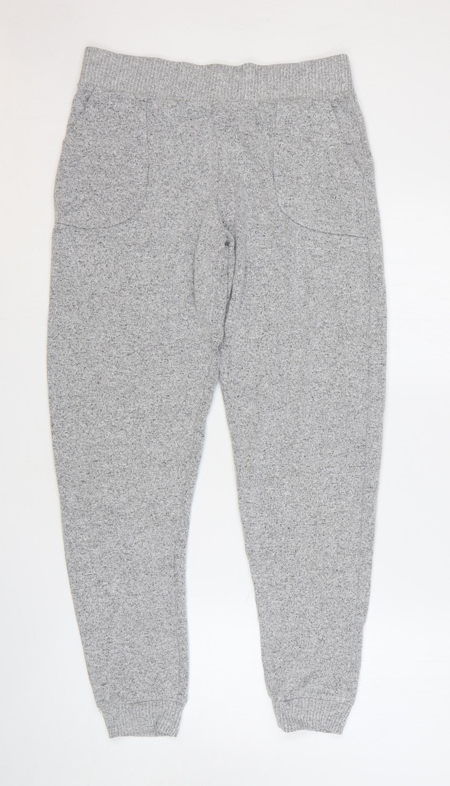 George Womens Grey Viscose Jogger Trousers Size 10 Regular