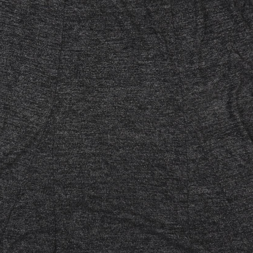 Nutmeg Womens Grey Polyester Trumpet Skirt Size 20