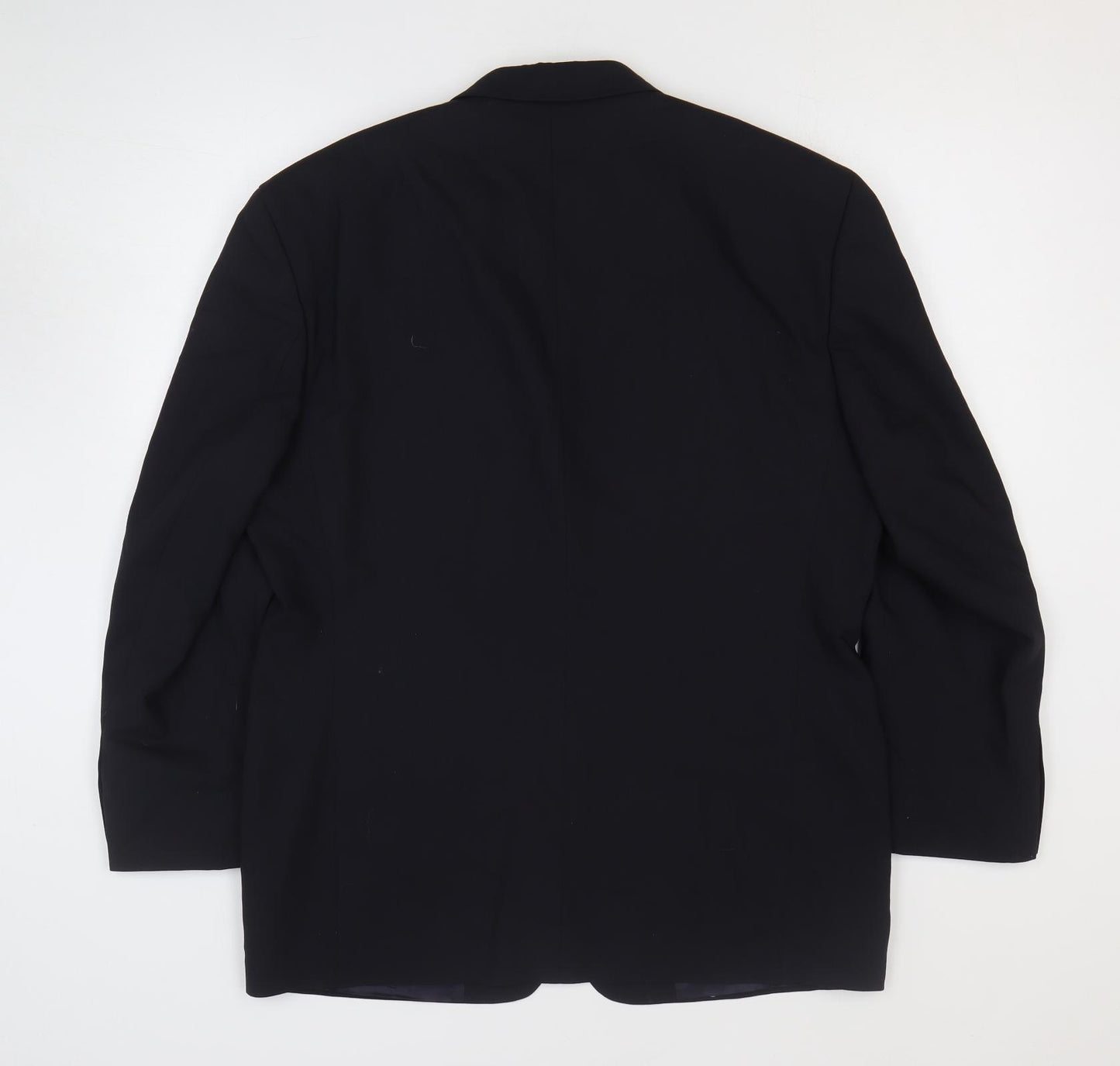 Woolmark Mens Black Polyester Jacket Suit Jacket Size 44