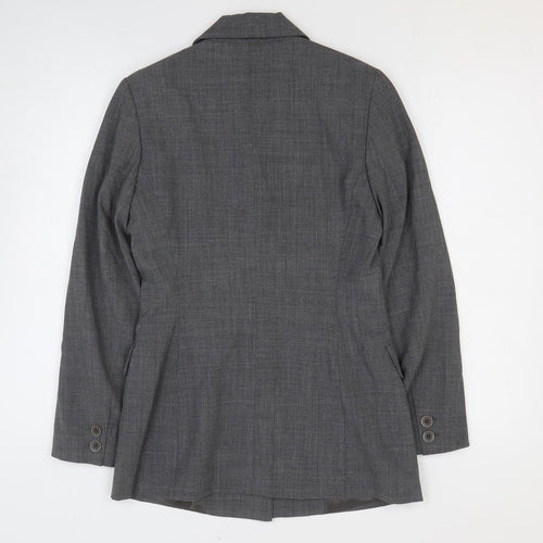 Mexx Womens Grey Polyester Jacket Suit Jacket Size 8
