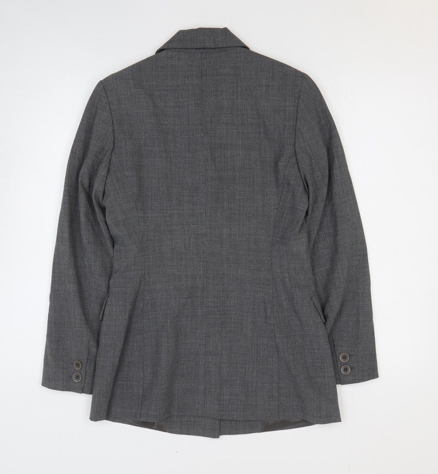 Mexx Womens Grey Polyester Jacket Suit Jacket Size 8