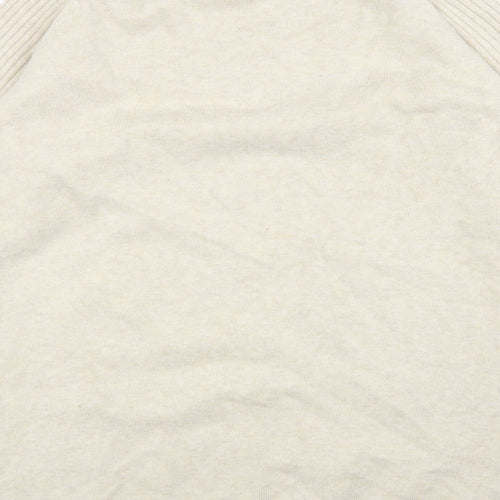 NEXT Womens Beige Mock Neck Acrylic Pullover Jumper Size XL