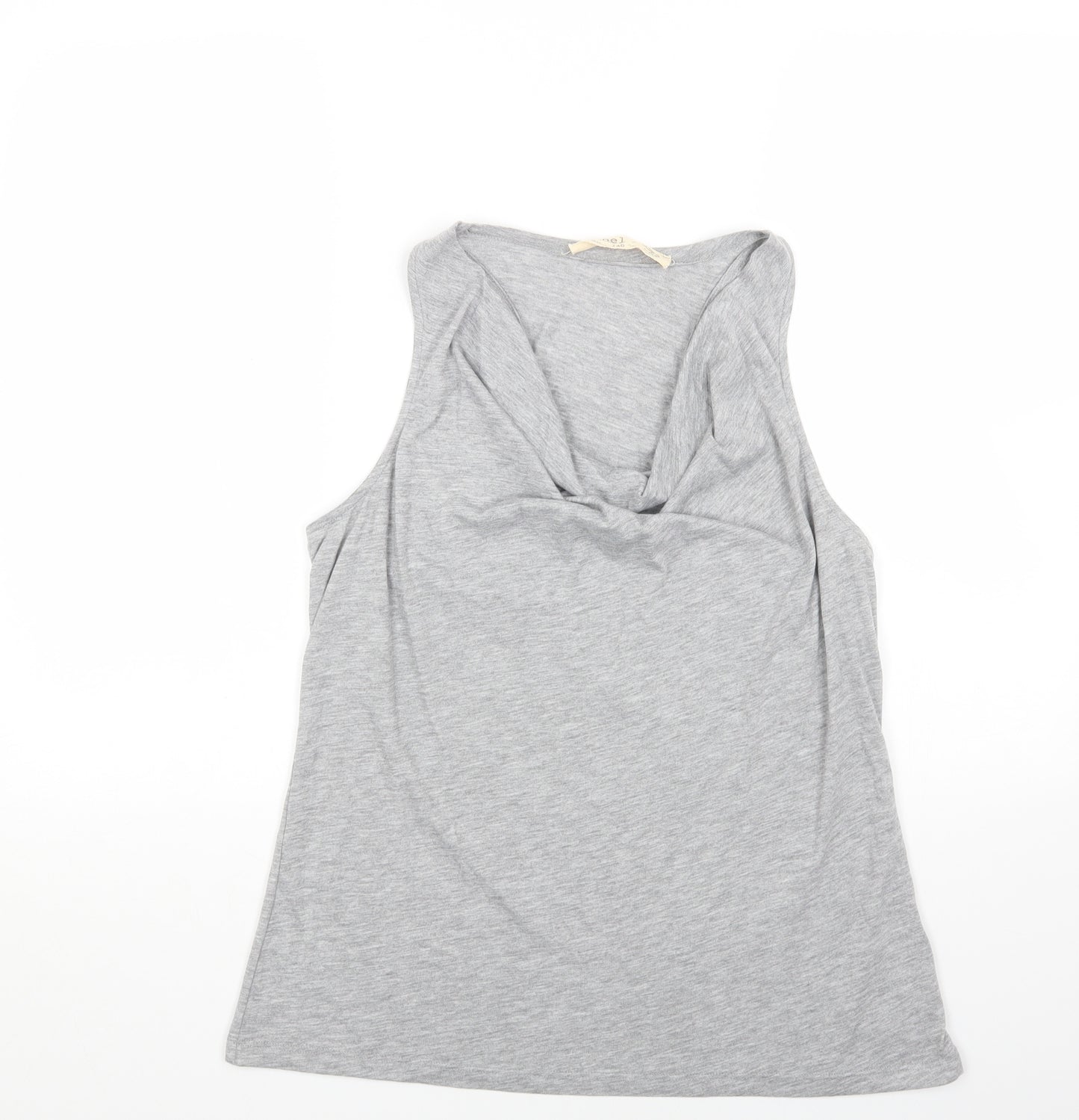 Label Lab Womens Grey Polyester Basic Tank Size 14 V-Neck