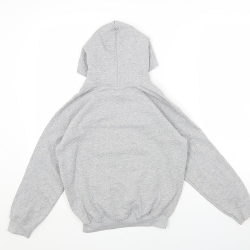 Preworn Womens Grey Cotton Pullover Hoodie Size M Pullover - Eat Sleep Dance Repeat