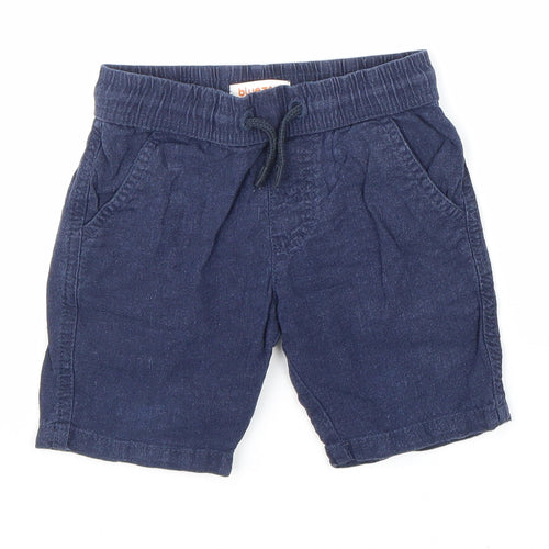 Debenhams Boys Blue Viscose Cropped Trousers Size 18-24 Months