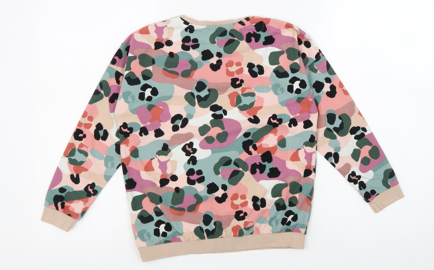 NEXT Girls Multicoloured Animal Print Polyester Pullover Sweatshirt Size 9 Years Pullover