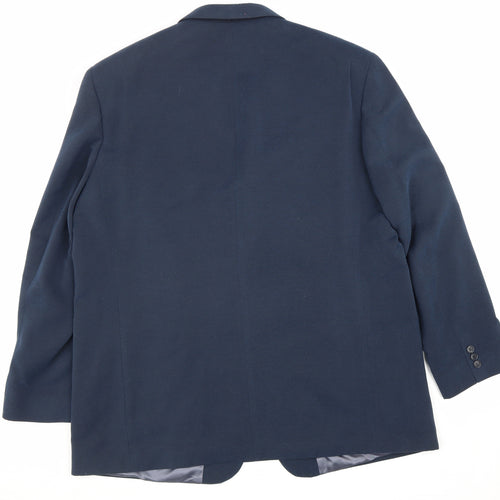 Marks and Spencer Mens Blue Polyester Jacket Suit Jacket Size M