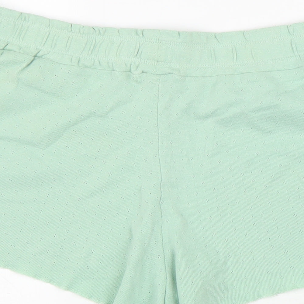 George Womens Green Cotton Hot Pants Shorts Size 16 L3 in Regular
