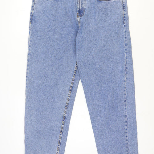 Red Herring Womens Blue Cotton Straight Jeans Size 32 in L31 in Regular Zip