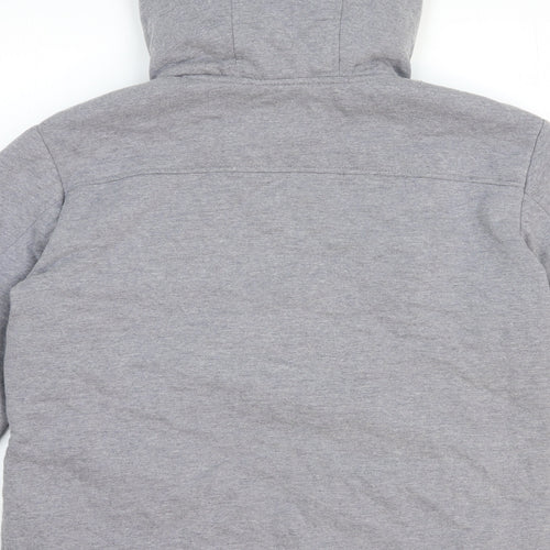 Zara Mens Grey Rain Coat Coat Size XL Zip