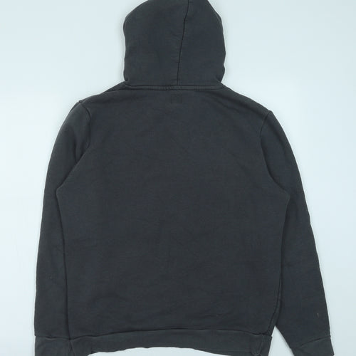 River Island Womens Grey Cotton Pullover Hoodie Size M Pullover