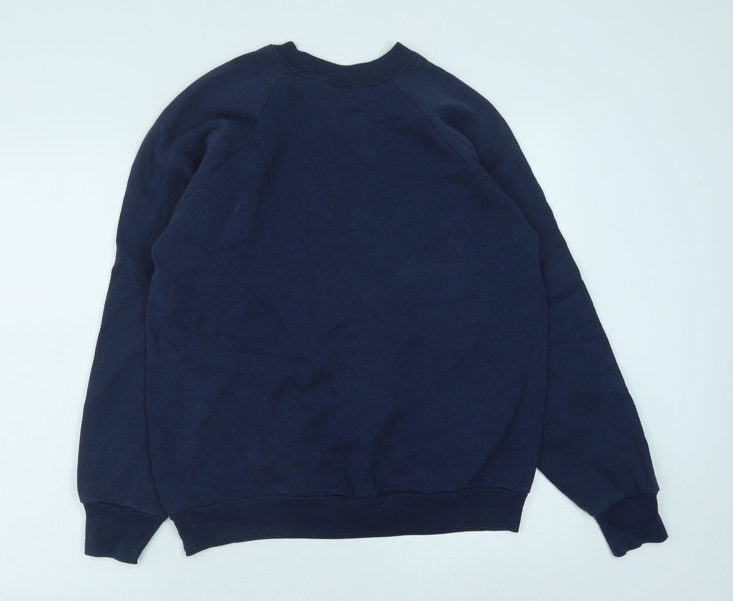 Fruit of the Loom Womens Blue Cotton Pullover Sweatshirt Size L Pullover - Jasper Canada