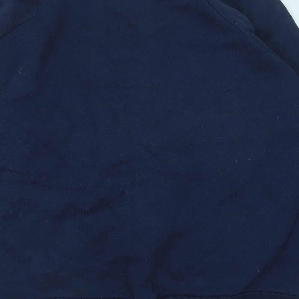 Fruit of the Loom Womens Blue Cotton Pullover Sweatshirt Size L Pullover - Jasper Canada