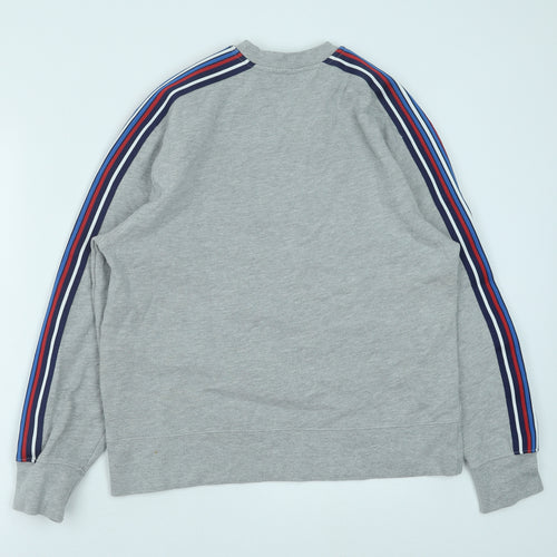 Topman Mens Grey Cotton Pullover Sweatshirt Size S